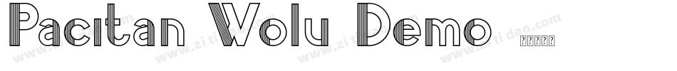 Pacitan Wolu Demo字体转换